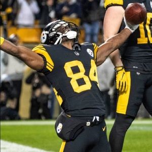 Nike Men's Antonio Brown Pittsburgh Steelers Legend Color Rush Jersey - Black